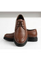 Genuine Perforated Leather Italian Style Lace-Up Lightweight Eva Sole Casual Men's Classic Dad Shoes Te0121 - 7