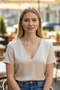 Lyra Milan Long Italian Gold Women's Chain Steel Necklace