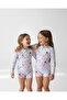 Lila Romper Rashguard Upf 40 Protection Baby Swimsuit - 2