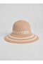 Capella Luxury Hat with Bow - 35% Silk 65% Natural Paper Blend, Elegant Summer Hat with Gold Polka Dot Ribbon