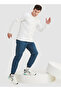 Men's White Low-Top Sneakers - Lightweight with Comfortable White Sole - 6