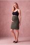 Maternity Green Plaid Patterned Viscose Blended High Waist Knee Length Pencil Skirt Cataleya - 3