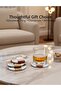 Marble Coasters Set of 4, White & Green Drink Coasters for Coffee Table, Home Décor - 6