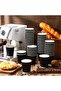 Disposable Coffee Cups, Black Ripple Wall Insulated Paper Cups, 12 oz, 50 Pack, Hot and Cold Beverage Cups for Office/Party/Cafe - 3