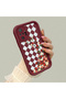 Xiaomi Redmi Note 10 Pro Compatible Case Camera Protector Claret Red Silicone Couple Phone Case with Floral Pattern - 2