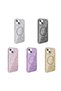 iPhone 14 Case Non-Spill Glitter Silicone Magsafe Camera Raised Butam - 6