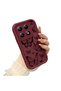 Mi 14t Pro Compatible Case Camera Protector Burgundy Silicone Couple Phone Case Butterfly Pattern - 2