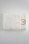 Aslışah Men's Cream 100% Organic Cotton Bath Towel - 7