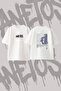 Ariana Grande Eternal Sunshine_3 Design Back Printed Cotton White Oversize T-Shirt