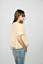 Orelia Women's 100% Organic Cotton Comfortable Fitted Deep V-Neck Yellow T-Shirt - 5