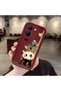 Vivo Y36 5g Compatible Case Camera Protector Claret Red Silicone Couple Phone Case Cat Pattern