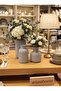 Set of 3 Ceramic Nordic Gray Vases - 3