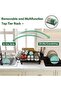 Dish Drainer Rack, Dish Drainer with Drip Tray and Drainer Mat, Stainless Steel Dish Rack with Utensil Holder, Swivel Spout, Draining Board for Kitchen Counter, Black, 2 Tier - 6