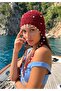 Pearl Dream Bonnet – Hand-Knitted Bohemian Hat with Pearl Detail - 2