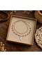 Red Bead Detailed Seahorse Figured Double Chain Design 316L Stainless Steel Women's Anklet – Z - 2
