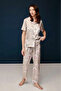 Bonnie&Clyde 30030 Women Satin Pajama Set - 2