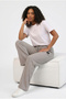 Waterway Patterned Black and White Striped Trousers - 4