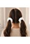 Knitted Pompom Hair Clip - Bulut Scrunchie Handmade - 2-Piece Handmade Knitted Clip - 5