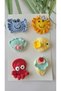 Baby Gift Pinterest Combinations Hairless Baby Hair Clips 6-Piece Mixed Sets Handmade Knitted Organic Baby Hair Accessories - 6