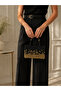 Handmade Black Gold Beaded Evening Dress Bag |   Shoulder & Hand Bag |   Invitation, Wedding, Engagement - 5