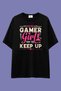 Gamer Life Ball Mold T-Shirt |   Unisex 100% Cotton Black & White Gamer Gaming Printed Custom Design Tee