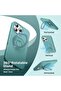for iPhone 16 Pro Max Case With Rotable Magnetic Ring Stand and Silicone Finger Ring Grip, - 3