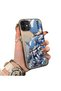 iPhone 12/12 Pro Compatible Hard Acrylic Back Silicone Edge Lens Protection Case
