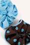 Polka Dot 2-Piece Hair Ties I2615Axns - 4