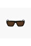 Jeans 55 MM Brown Rectangle Sunglasses | CKJ23653S - 5