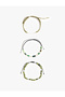 Beaded Knitted 3-Piece Bracelet Set - 2