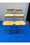 Multy Bamboo Lid Glass Storage Container 1000ml 6 Li