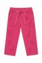 Girl's Floral Embroidered Gabardine Trousers 2-8 Years Red