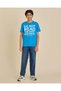 Senior Boys Blue Graphic T-Shirt - 2