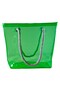 Transparent Beach Bag with Base Gusset - Pool and Sea Bag with White Rope Straps - 4