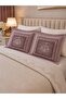 Clasy Ranforce 2-Piece Pillowcase with Cover 50X70 +5 cm Flounce Zahara Brown - 3
