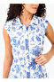 PRINTED FLORAL SHIRT DRESS - 5