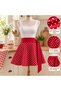 Liquid-Proof Linen Kitchen Apron |   Handicrafts |   Half Apron |   Polka Dot - 2