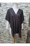 Mira Multi-Functional Chiffon Shawl Bolero Brown - 5