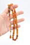 Systematically Cut Large Size Gazelle Horn Prayer Beads 001 - 5