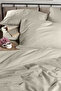 Arrow 100% Organic Washed Cotton Double Duvet Cover Set - 2