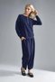 Soft Touch Modal Textured Zipper Collar Double Set - 3