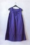 Purple Lace Collar Sleeveless Lined Skirt Embroidered Casual Cotton Woven Dress 102 55 - 2