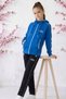 Girl's Unlimited Striped Hooded Straight-Leg Raglan Sleeve Diving Fabric Tracksuit Set Esf7013 - 3