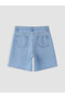 Vizyon New Season Blue Plus Size Women's Jean Shorts - 7