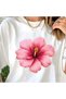 Women's Tropical Colorful Floral Print T-Shirt