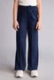 Wide Leg Elastic Tie Waist Cotton Sweatpants Girls I1621A826Au - 3