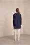 Women's Tunic with Asymmetrical Stitching Detail - 3