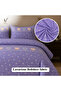 4 Piece Microfiber Bedding Set, 1 Printed Duvet Cover, 1 Fitted Sheet & 2 Pillow Covers - 4
