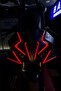 Front Head Reflector Detail Sticker Set for Cfmoto 450Sr(8 Piece Stripe)