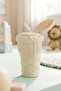 Cone and Ice Cream Shaped Leak-Proof Water Bottle with Straw and Strap 500ml - 2